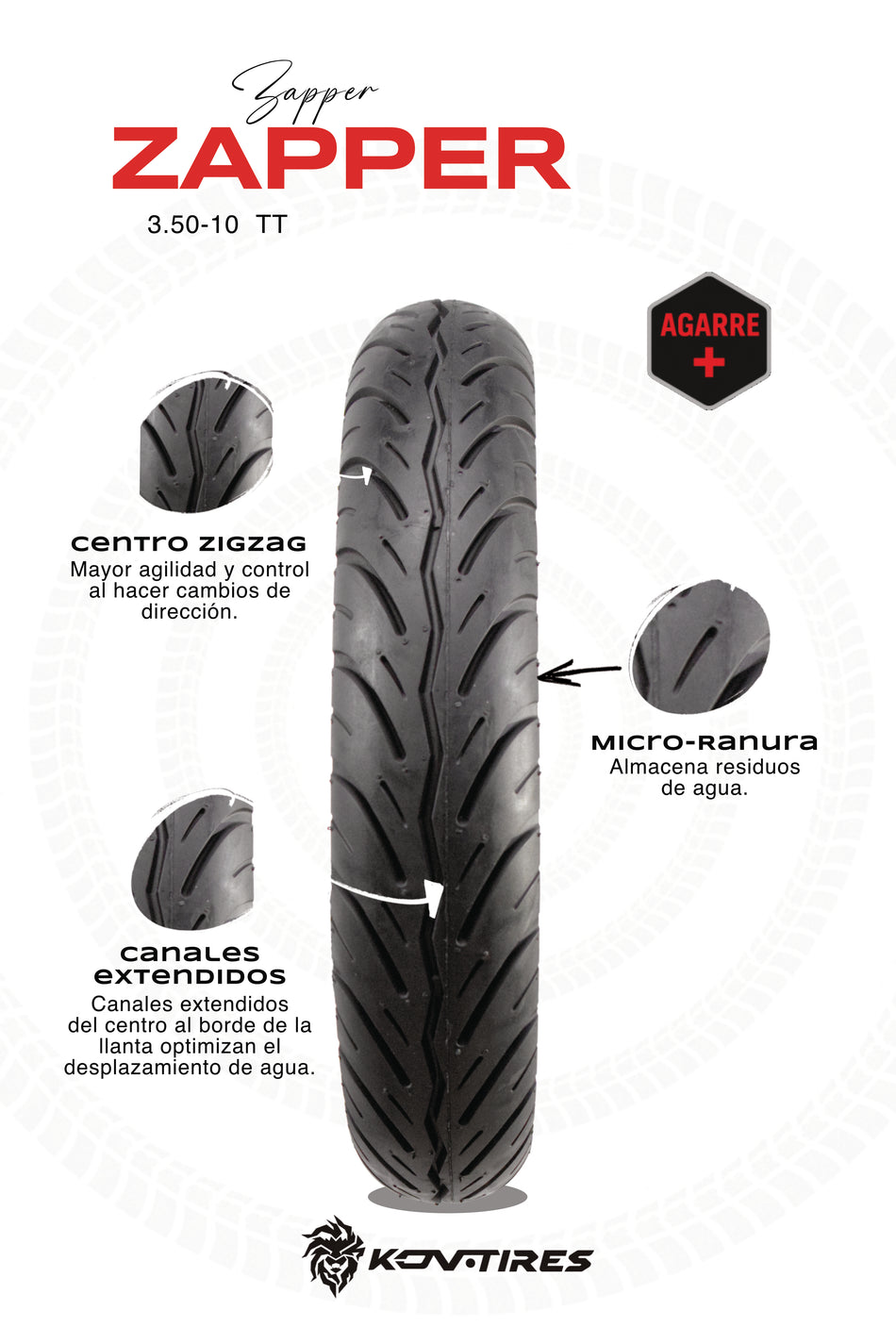 ZAPPER 3.50-10 TT
